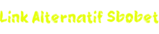 Link Alternatif Sbobet